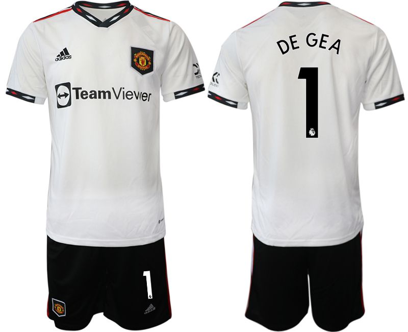 Men 2022-2023 Club Manchester United away white #1 Soccer Jersey->manchester united jersey->Soccer Club Jersey